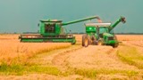 Rice harvest (Photo Credit: USDA / Photographer Bob Nichols).