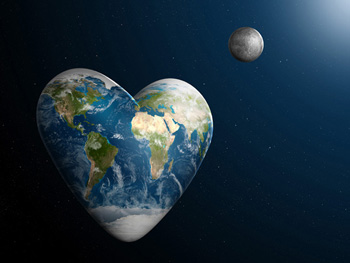 Heart-Shaped Earth