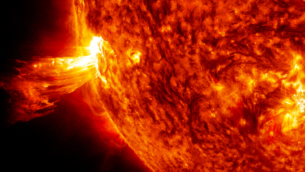A coronal mass ejection (CME) on June 20, 2013