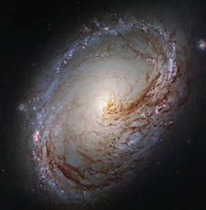 Messier 96, a spiral galaxy just over 35 million light-years away in the constellation of Leo (The Lion)
