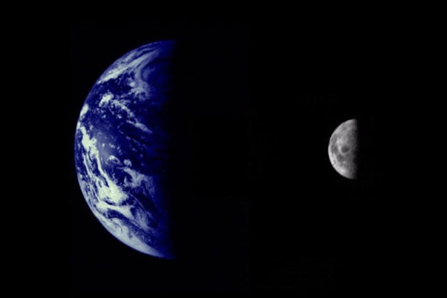 The Earth and Moon Planetary System (Credit: Northwestern University, JPL, NASA)