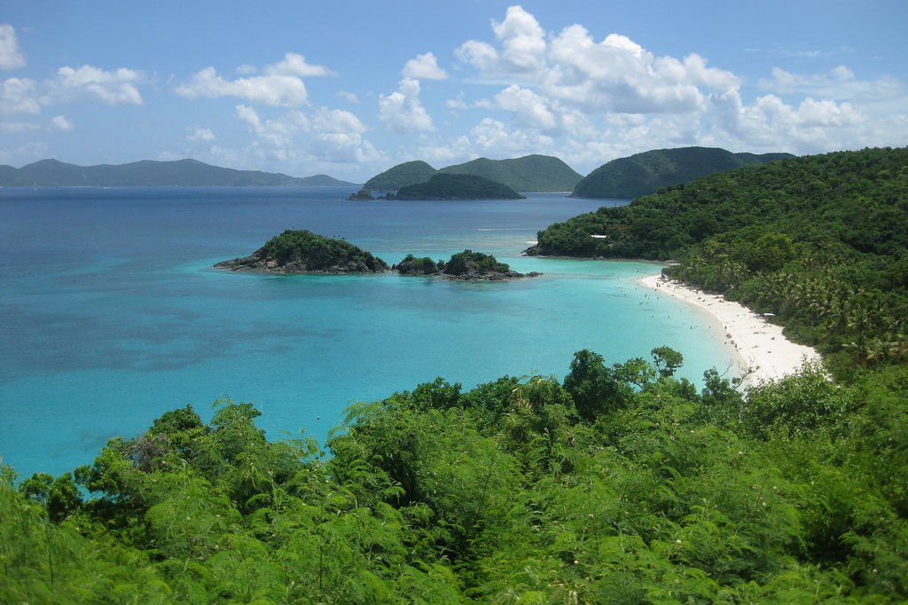 Virgin Islands National Park (VINP) on St. John, U.S. Virgin Islands (Photo Credit: Trunk Bay, St. John, U.S. Virgin Islands; Kaitlin Kovacs, USGS)