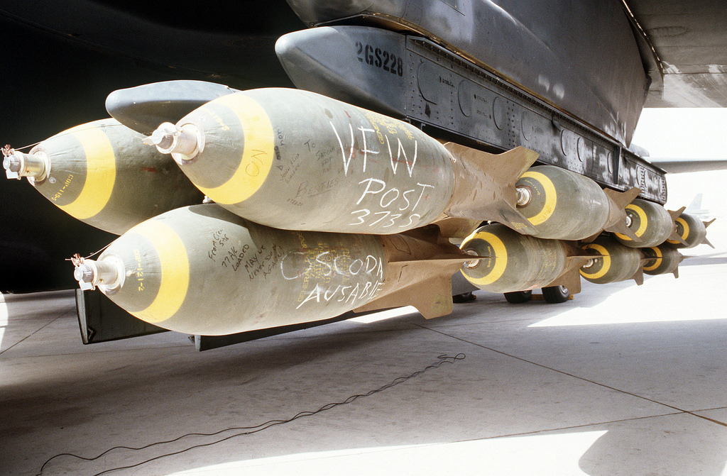 Destruction by humans (Photo Credit: US Air Force)