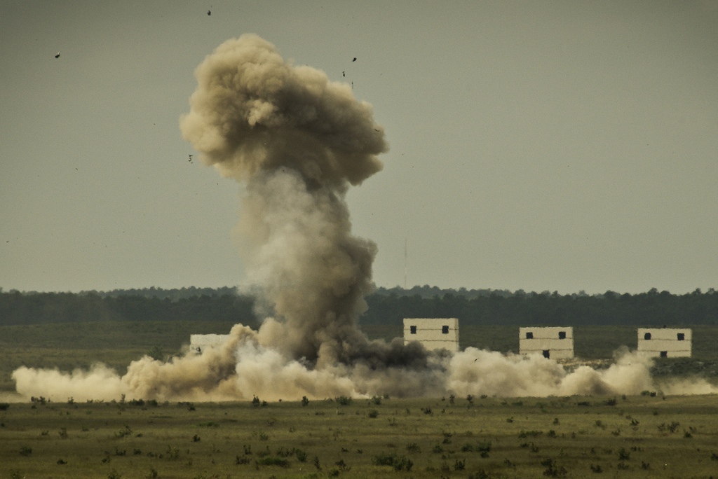 Destruction by humans (Photo Credit: Samuel King Jr., U.S. Air Force)