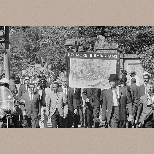 Congress of Racial Equality conducts march in memory of Negro youngsters killed in Birmingham bombings, All Souls Church, 16th Street, Wash[ington], D.C. / [TOH] | Library of Congress Prints and Photographs Division Washington, D.C. 20540 USA | Date Created/Published: 1963 Sep. 22